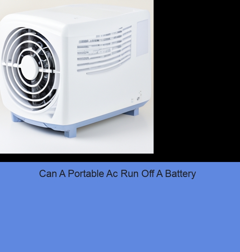 Can A Portable Ac Run Off A Battery