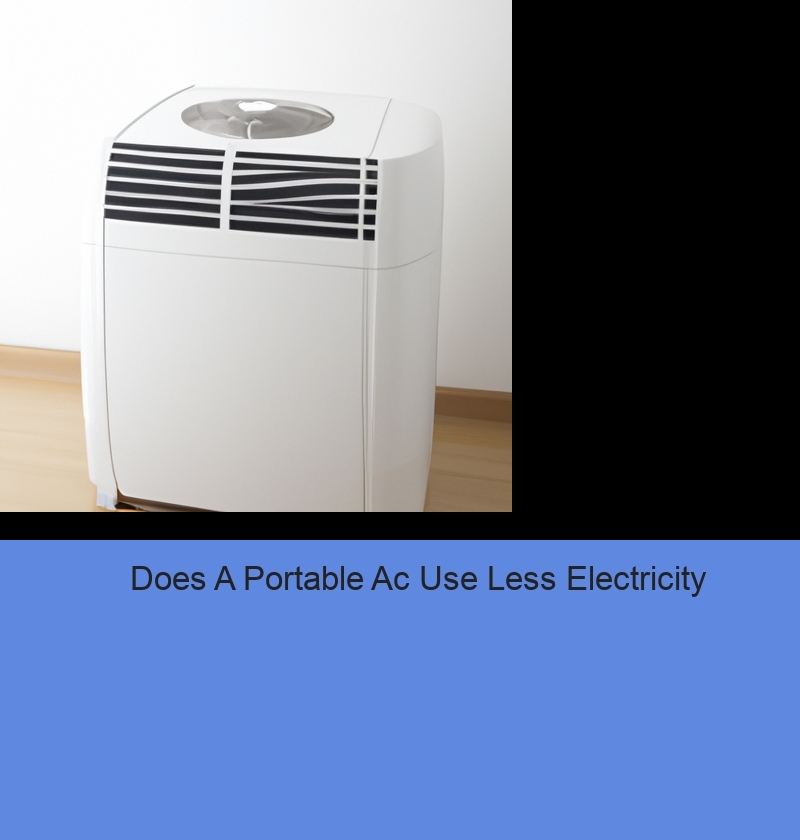 Does A Portable Ac Use Less Electricity