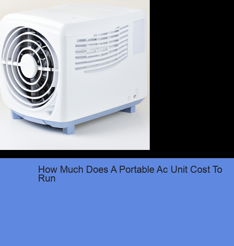 How Much Does A Portable Ac Unit Cost To Run