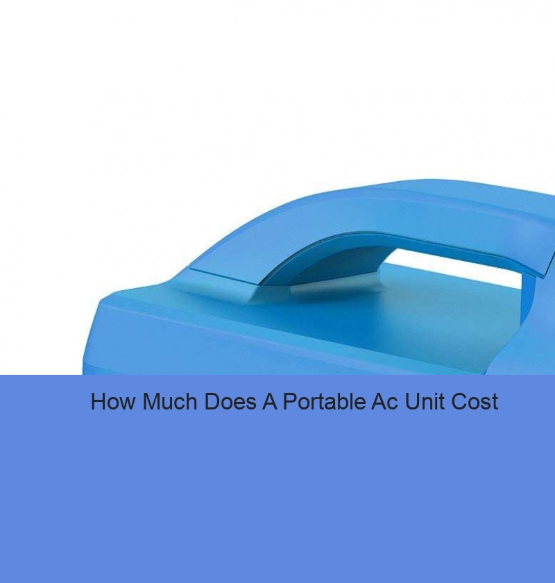 How Much Does A Portable Ac Unit Cost